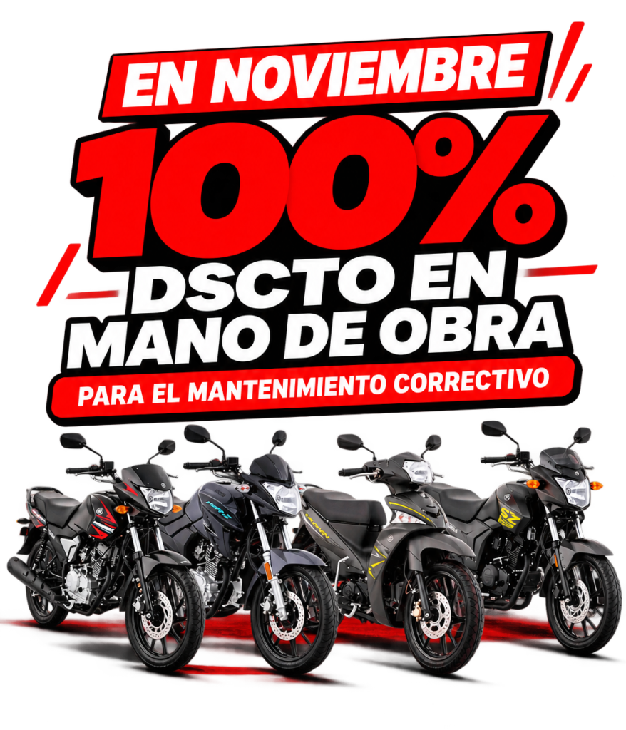 Descuento de noviembre para motos Yamaha