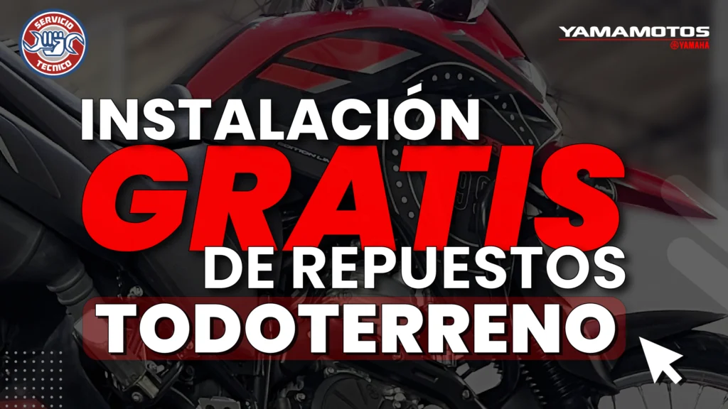 GRATIS INSTALACIÓN DE REPUESTOS PARA XTZ