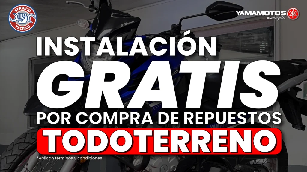 Gratis Instalación De Repuestos Para Xtz en Tolima