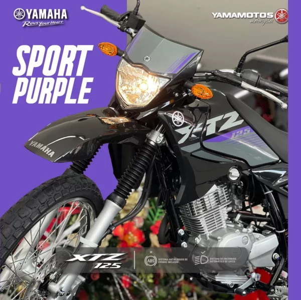 xtz125 sport purple